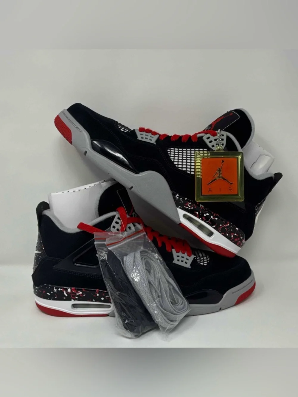 Sneakers Size 13 - OVO x Air Jordan 4 Retro Splatter Promo Sample Supper Rare